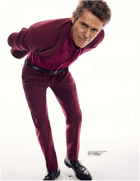 willem dafoe modeling.